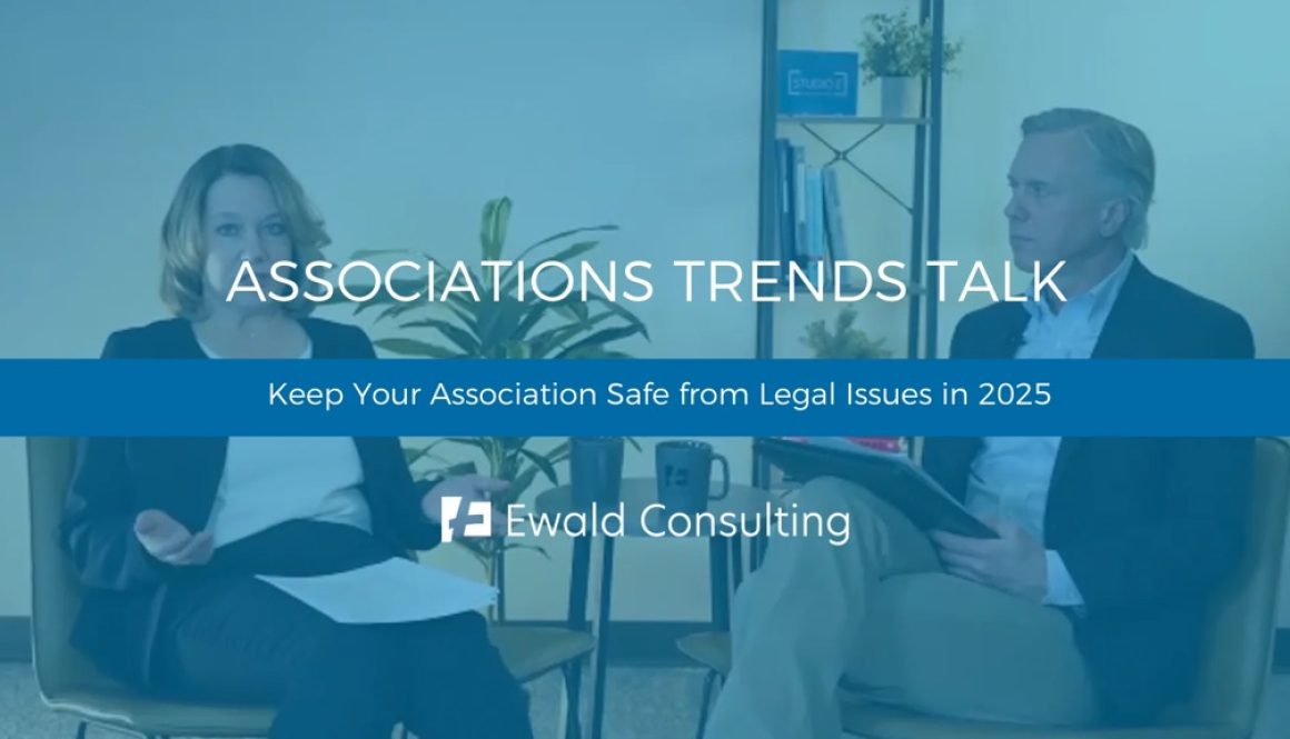 screen grab of Heidi Christianson and Eric Ewald at an Associations Trends Talk